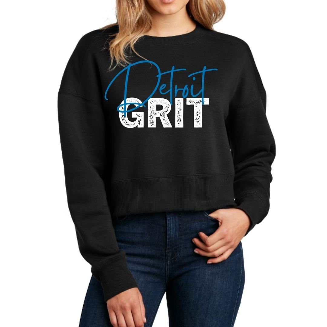 Detroit Grit Cropped Sweatshirt