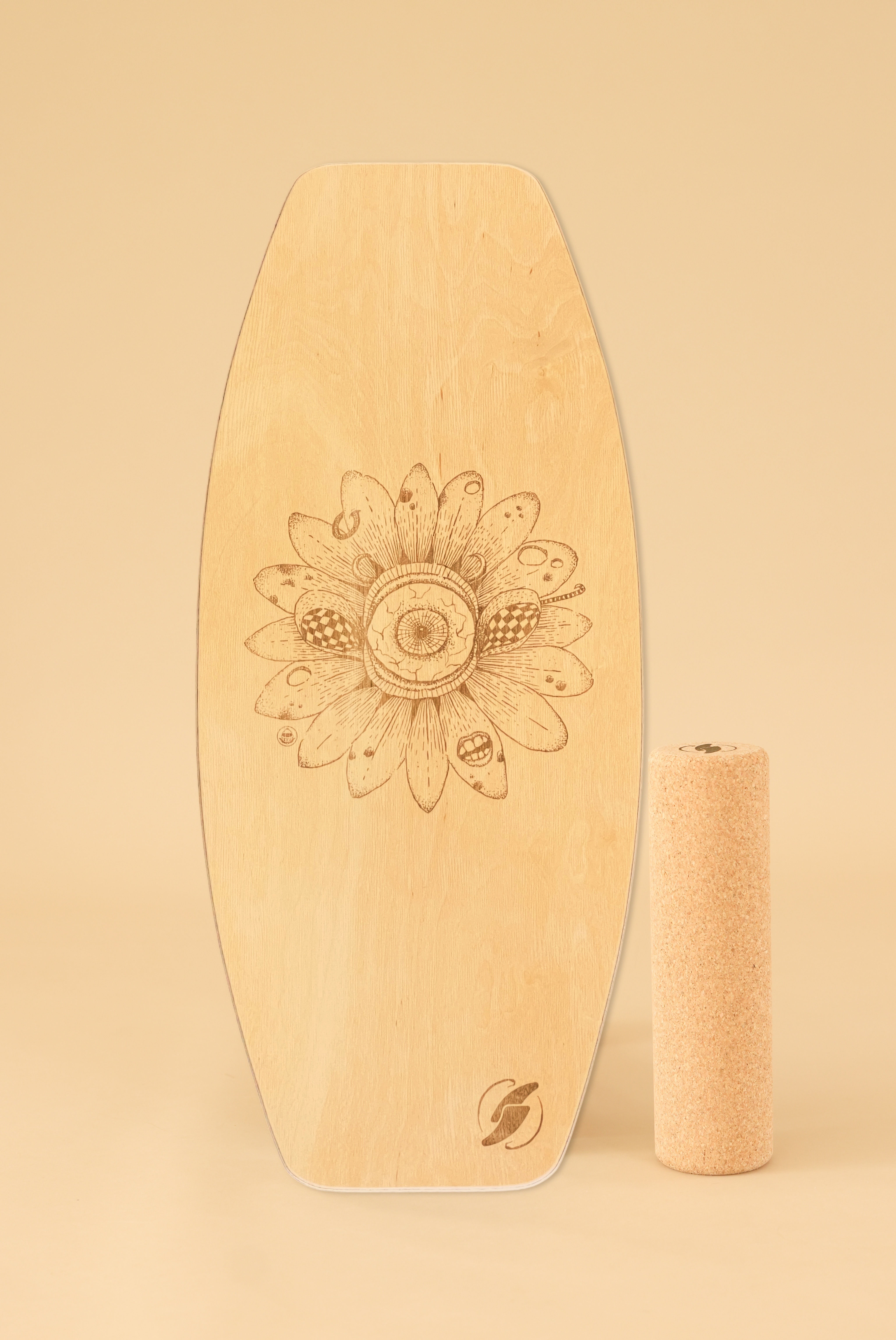 Balance Board Wakestyle "BalanceART - Blume"