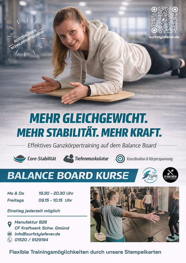 Balance Board Kurs Schwäbisch Gmünd