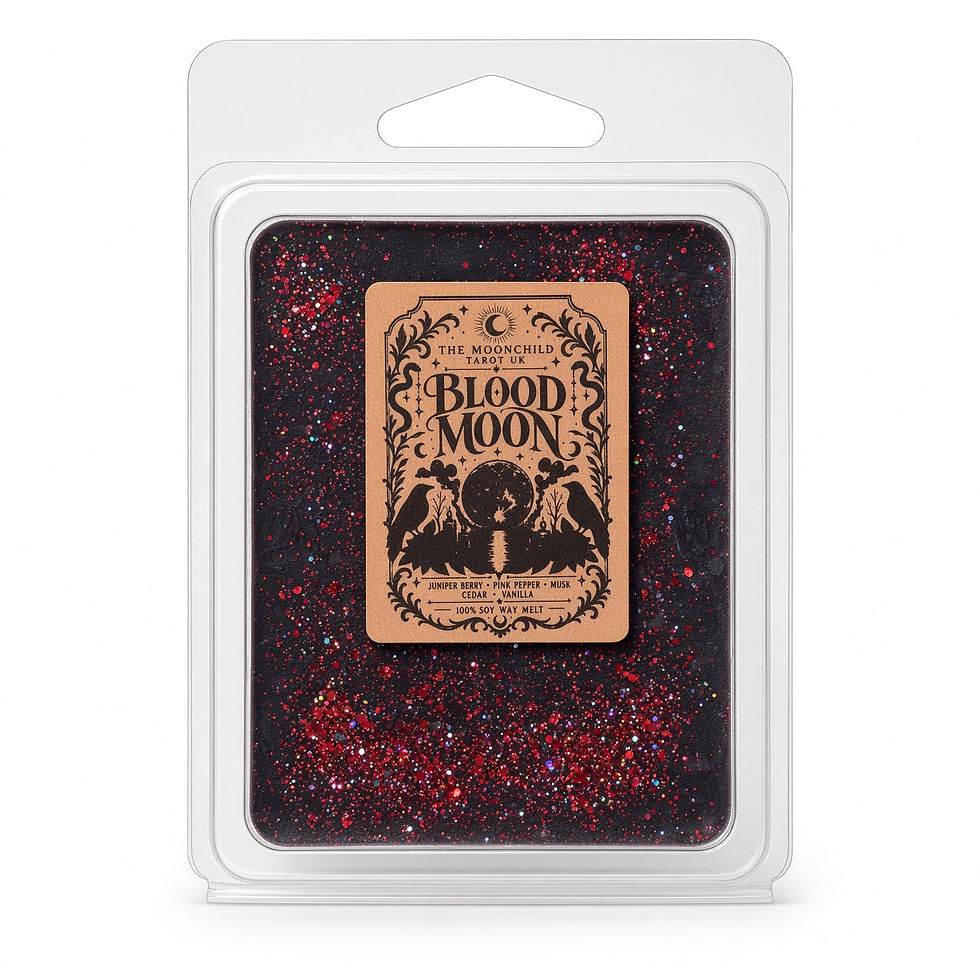 Thumbnail: Blood Moon Heart Clamshell Wax Melt – Juniper Berries & Pink Pepper