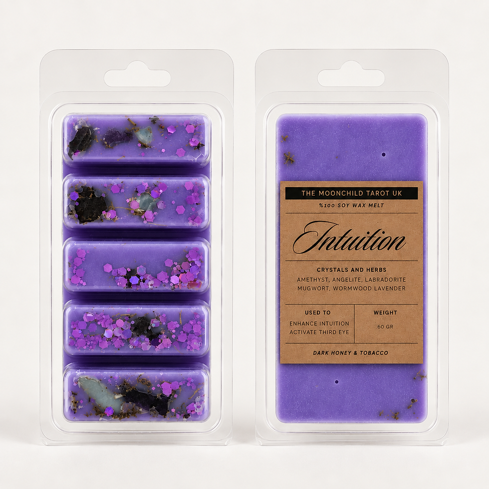 Thumbnail: Intuition Crystal Clamshell Wax Melt – Dark Honey & Tobacco