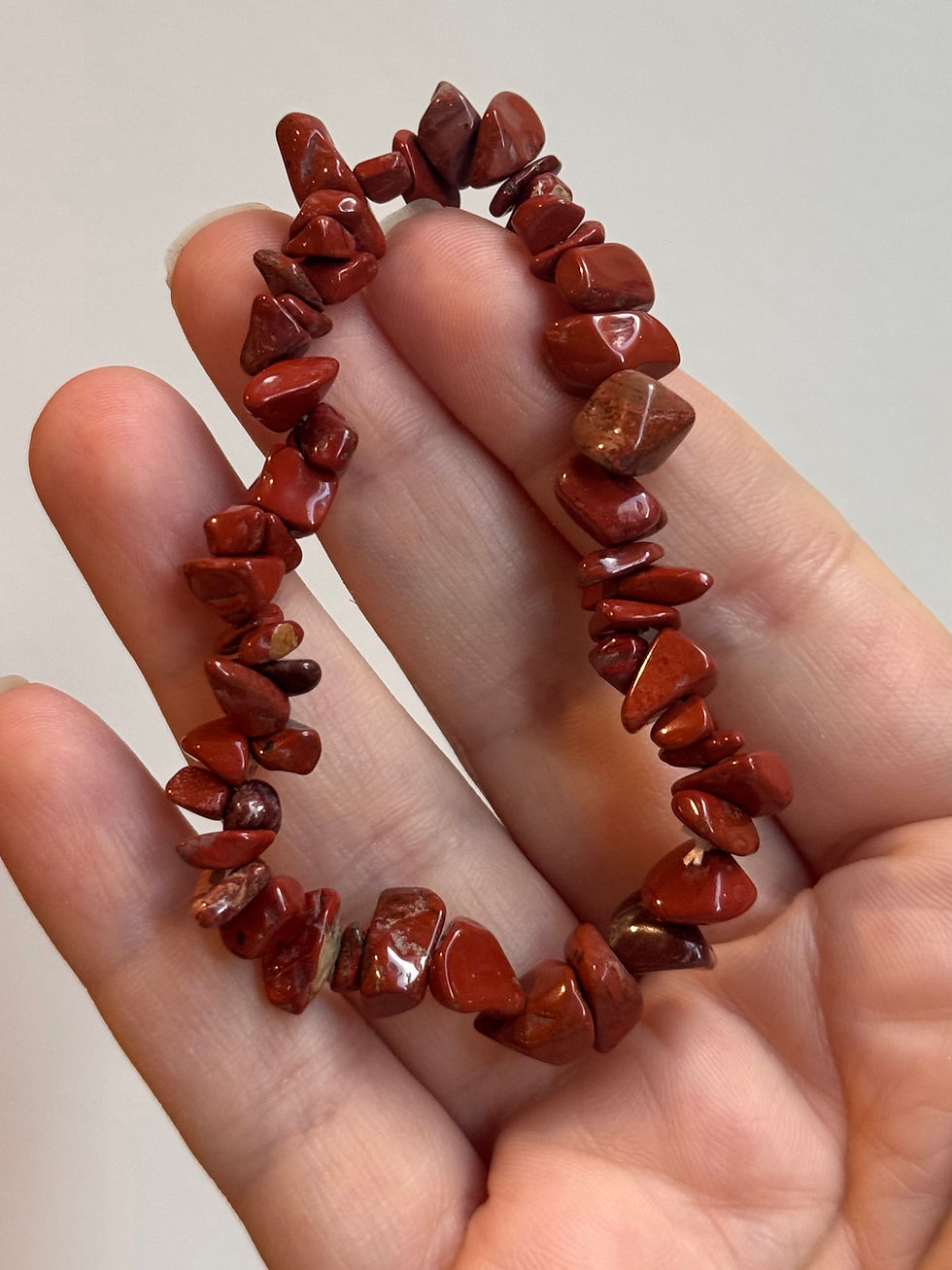 Red Jasper Chips Bracelet