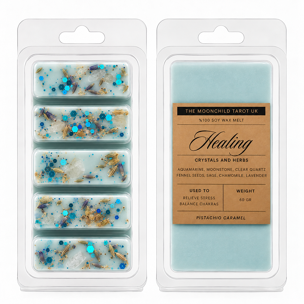 Thumbnail: Healing Crystal Clamshell Wax Melt – Pistachio & Caramel