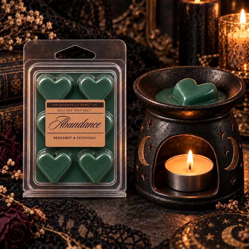 Thumbnail: Abundance Heart Clamshell Wax Melt – Bergamot & Patchouli