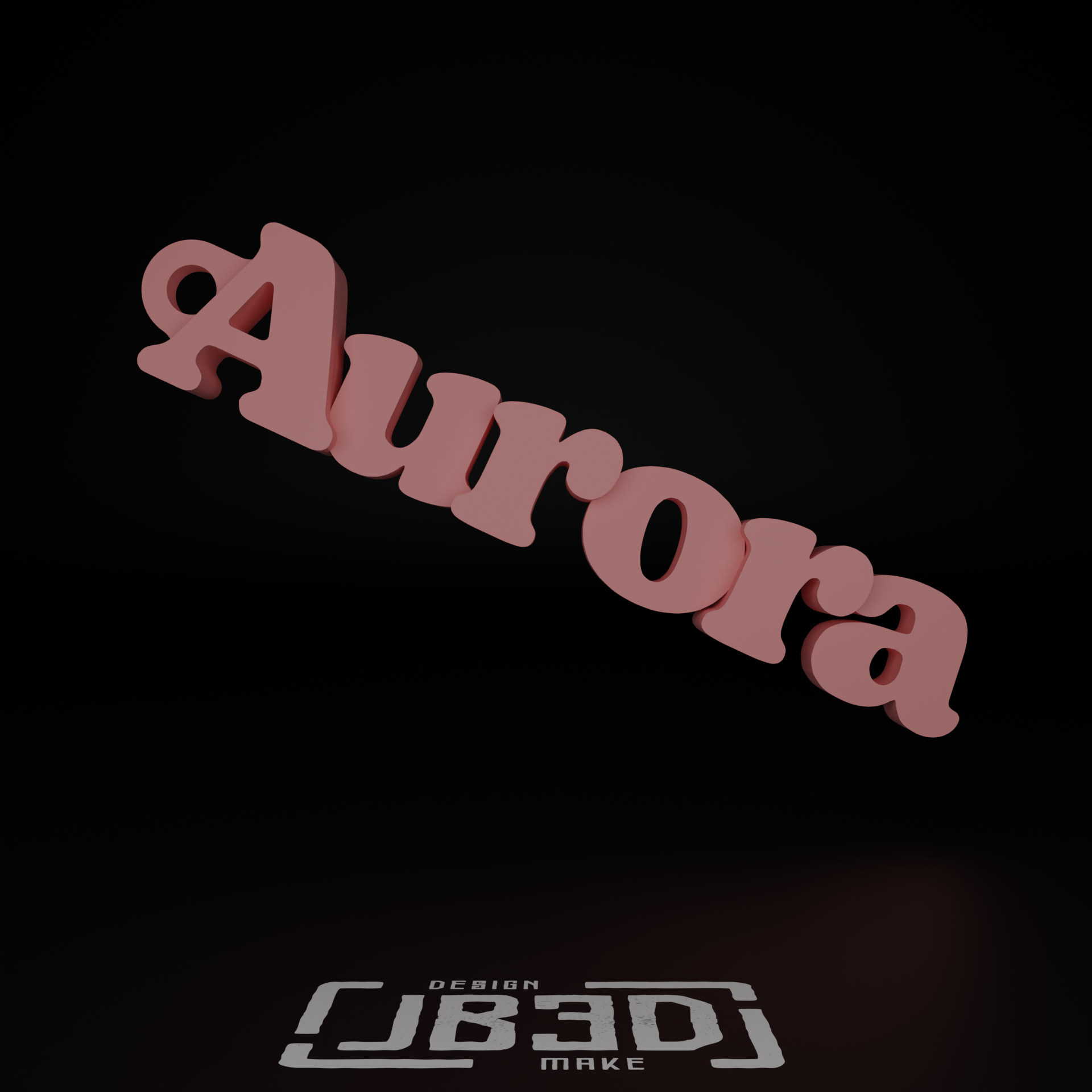 Portachiavi con nome mod.1