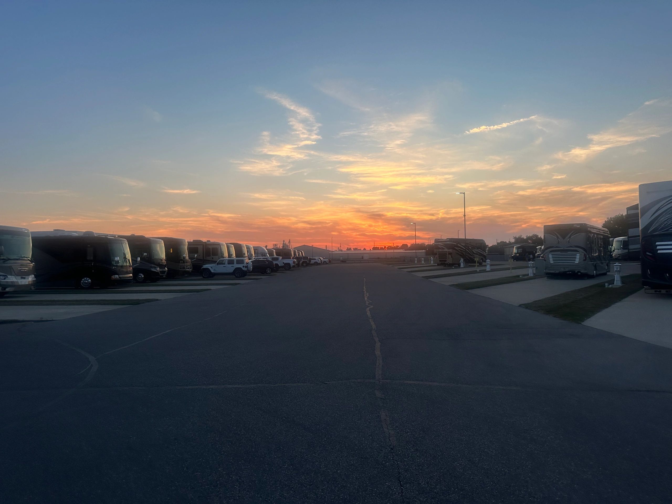 Newmar's service center campground