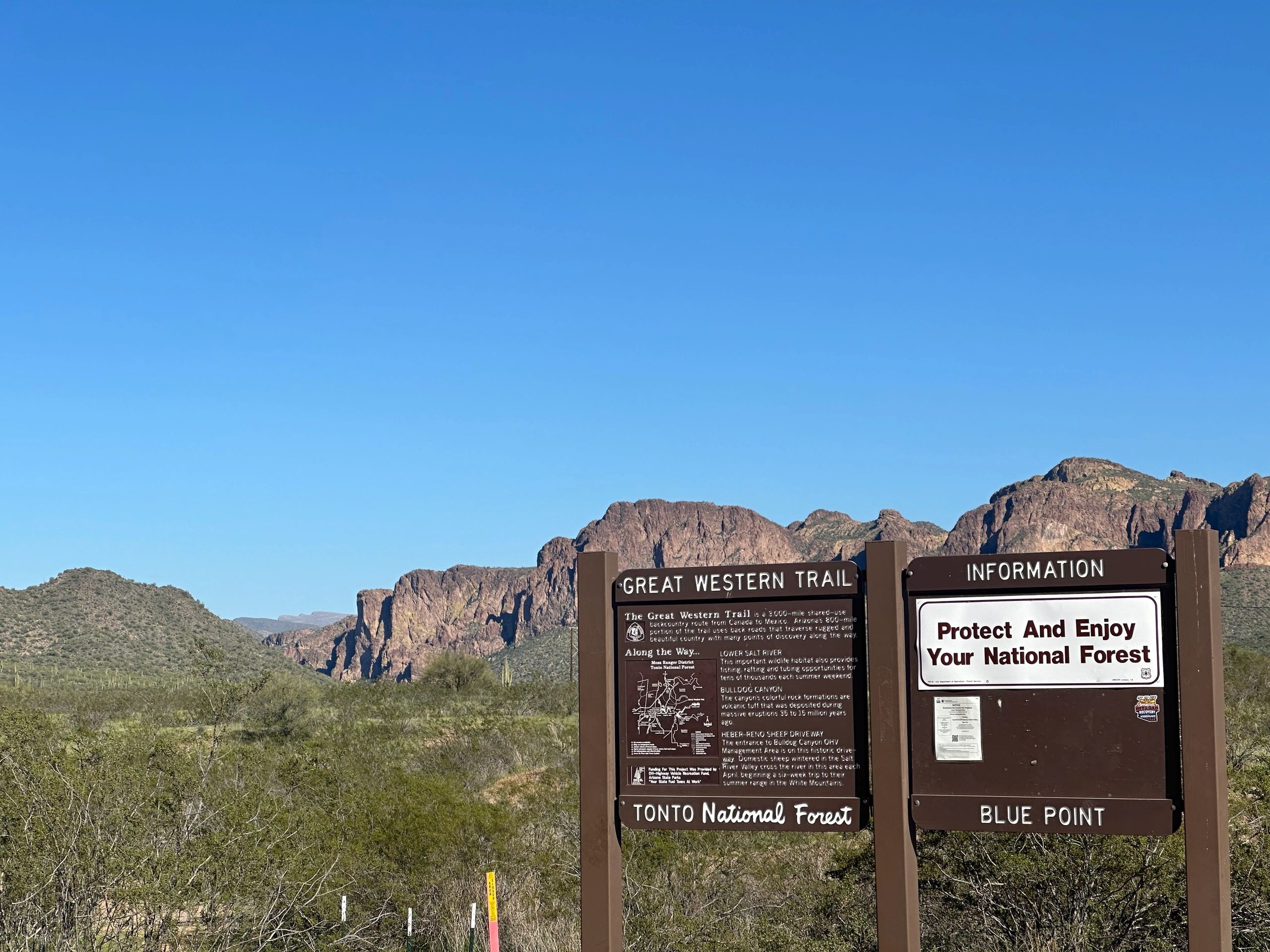 We got out a few times in our Jeep; so much open space in Arizona and it did not dissappoint!