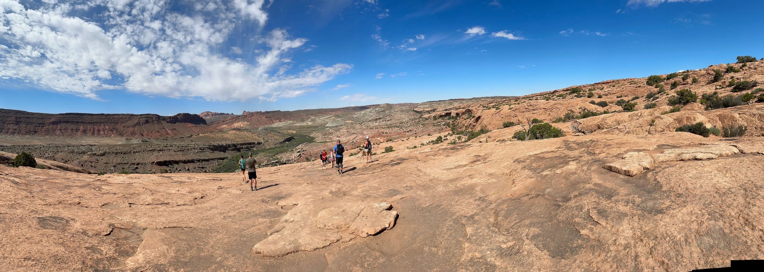 Slickrock on the way to Delicate Arch
