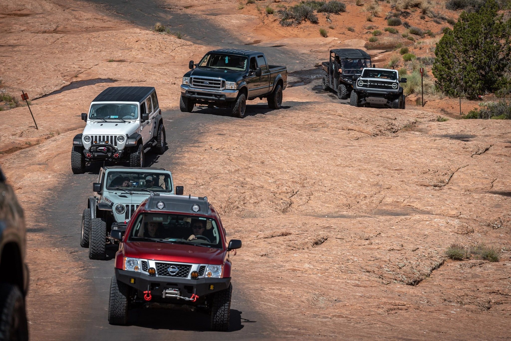 Our son, Carter, even joined the adventure in his F250!