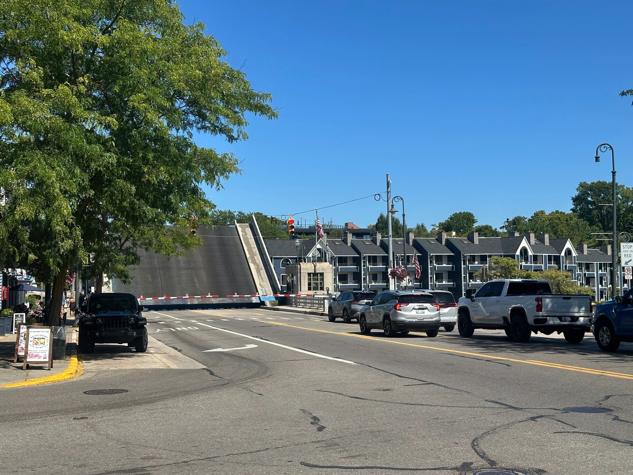 Lift bridge in Charlevoix