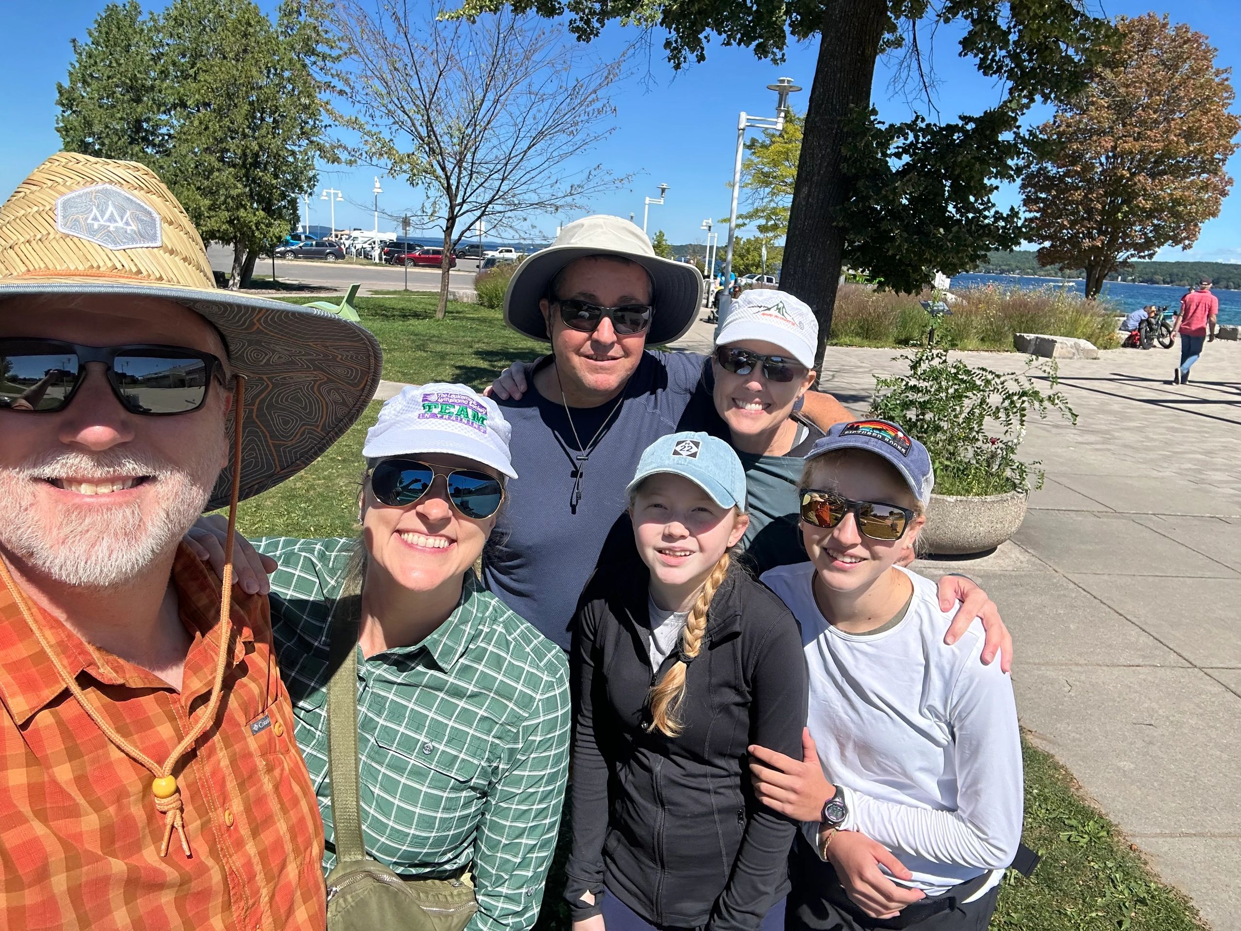 Us with the Reding Family! (Rob, Janene, Olivia and Abigail)