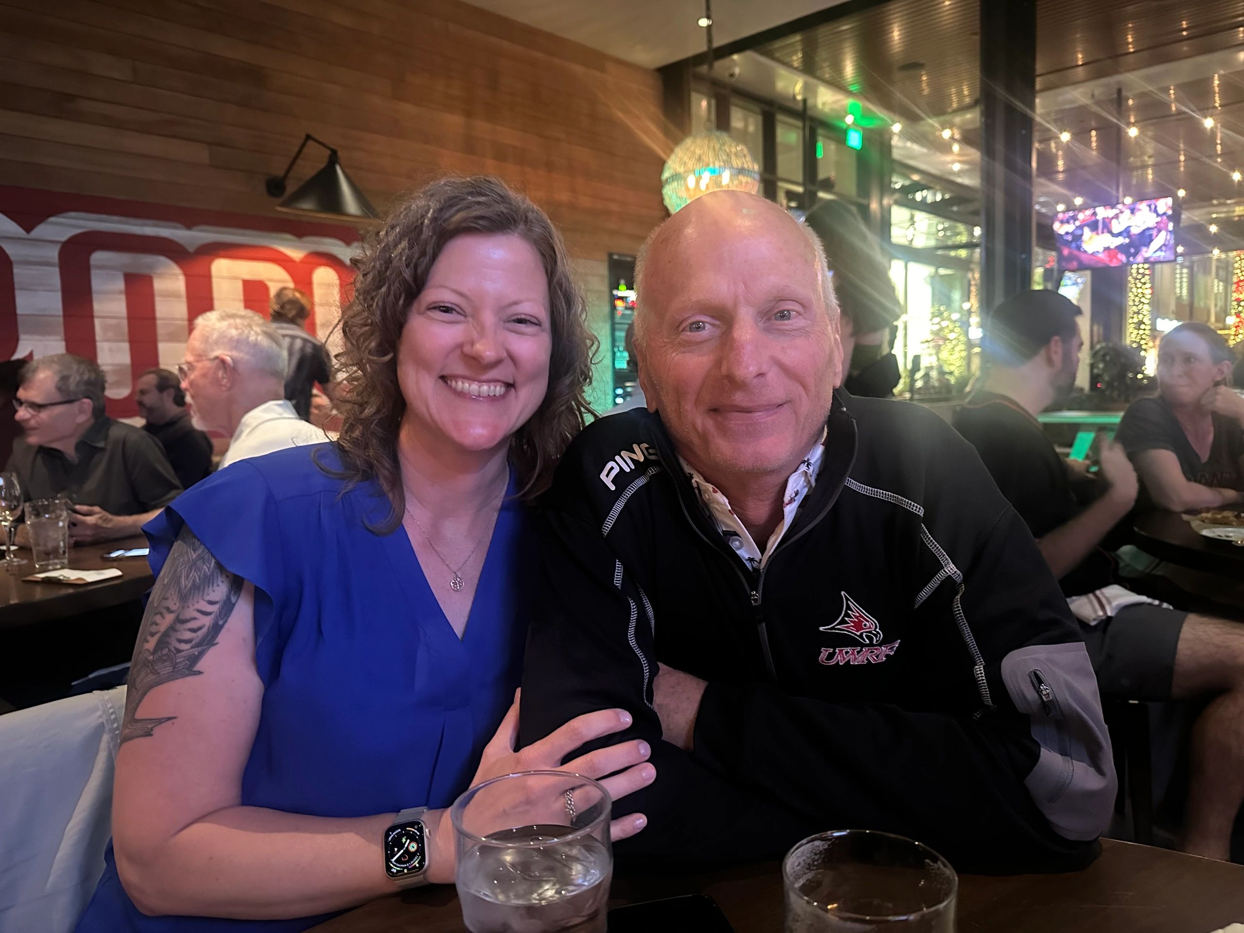 Ann with cousin Greg