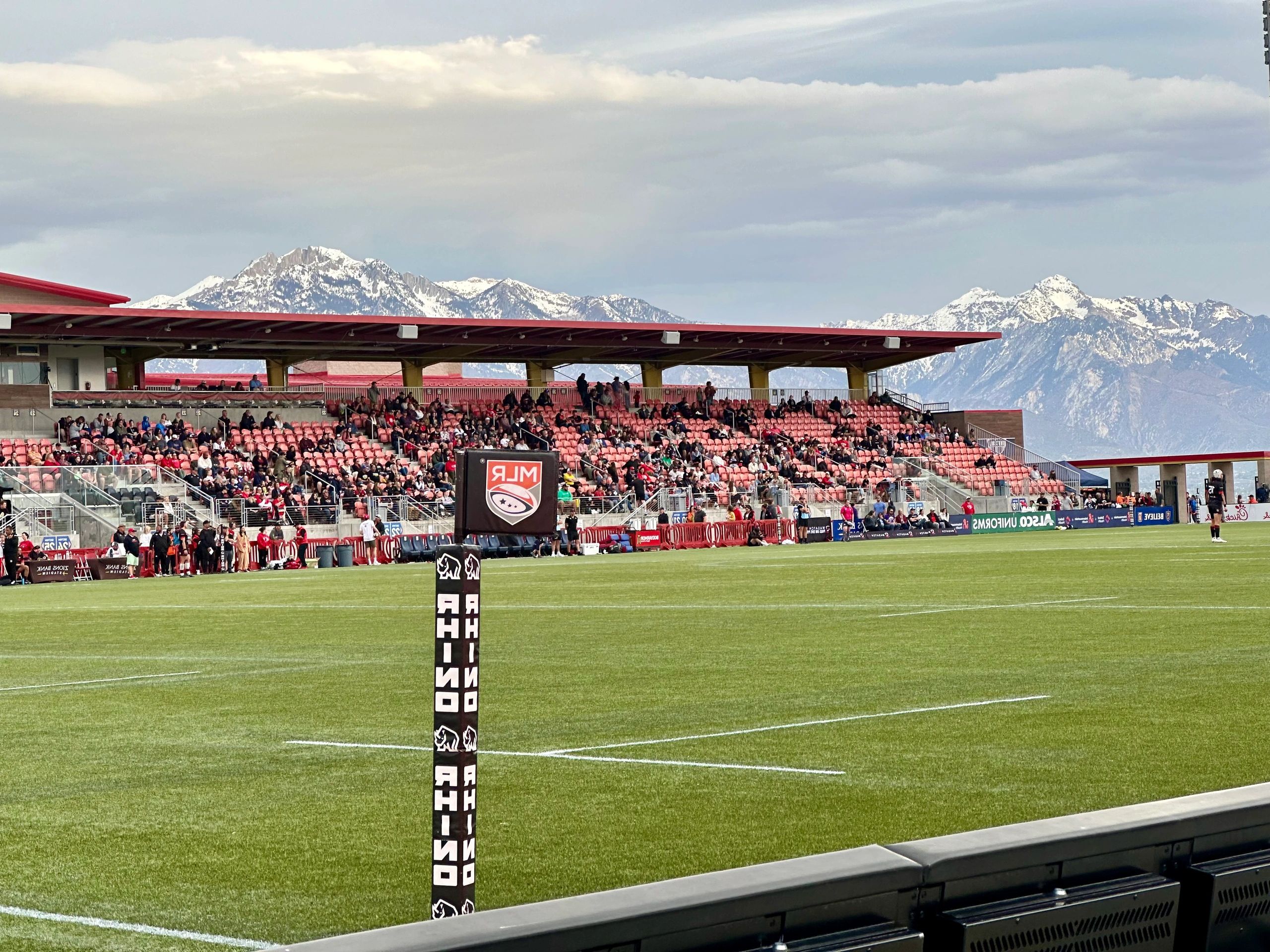 Not a bad view from the field.