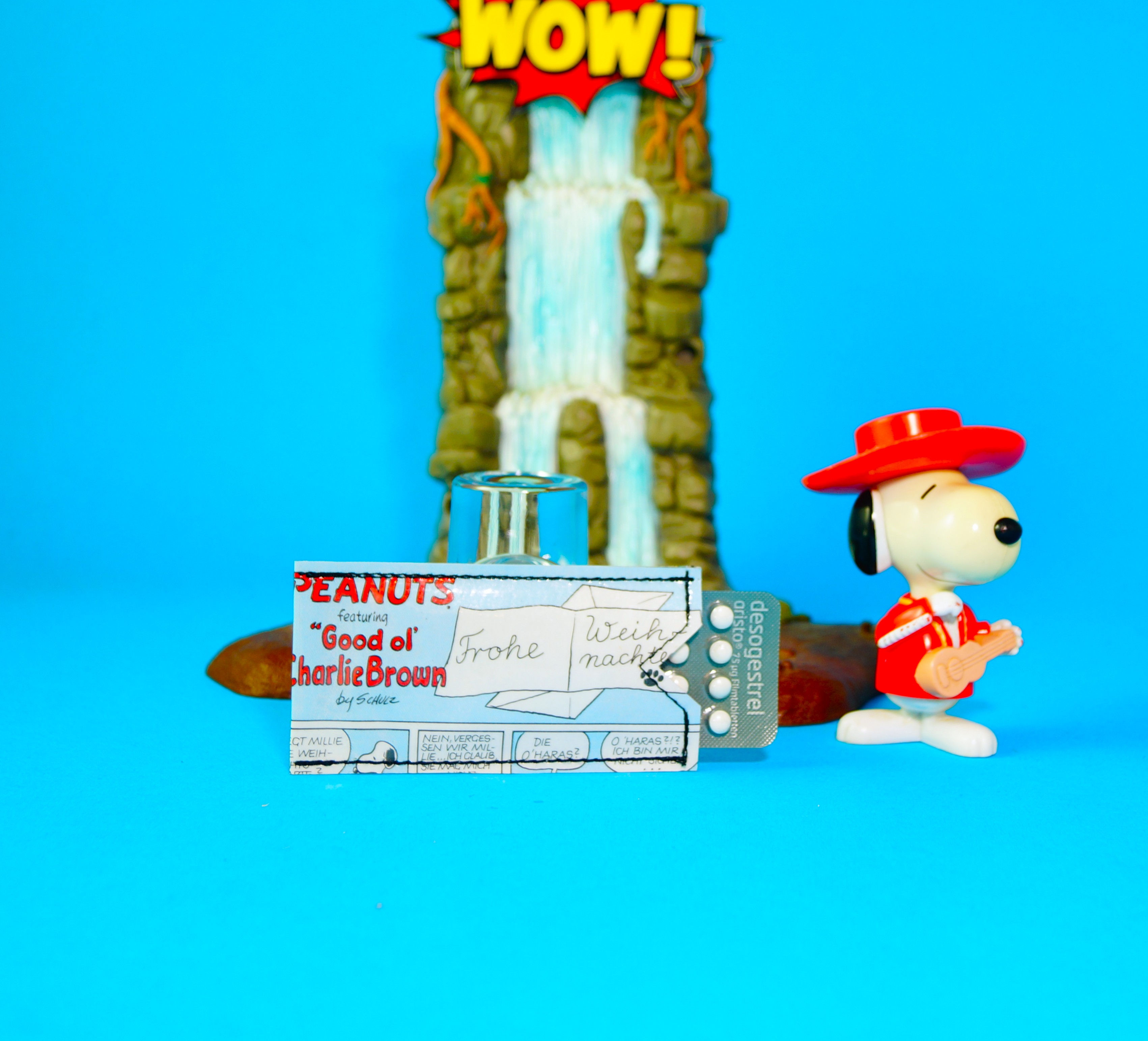 Pillenhülle *S* SNOOPY & PEANUTS Comic Unikat (vorne)