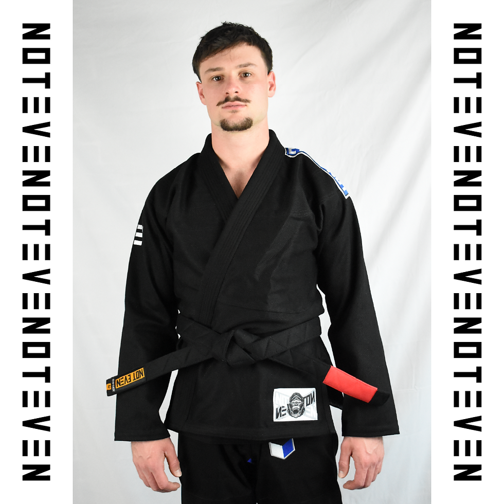 Thumbnail: BJJ Gi Brazilian Jiu Jitsu - NotEven Gorilla Black A2 / A3