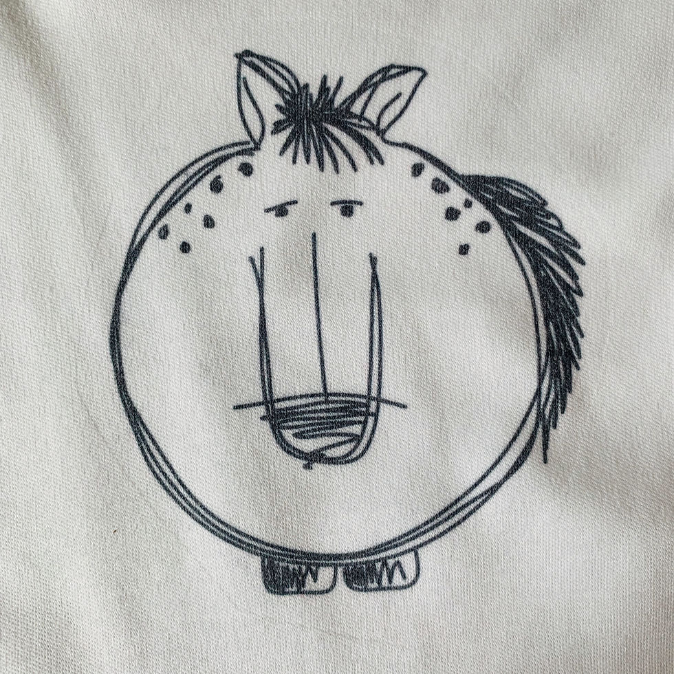 Thumbnail: Sketchy Animal Baby Gift Set - Horse