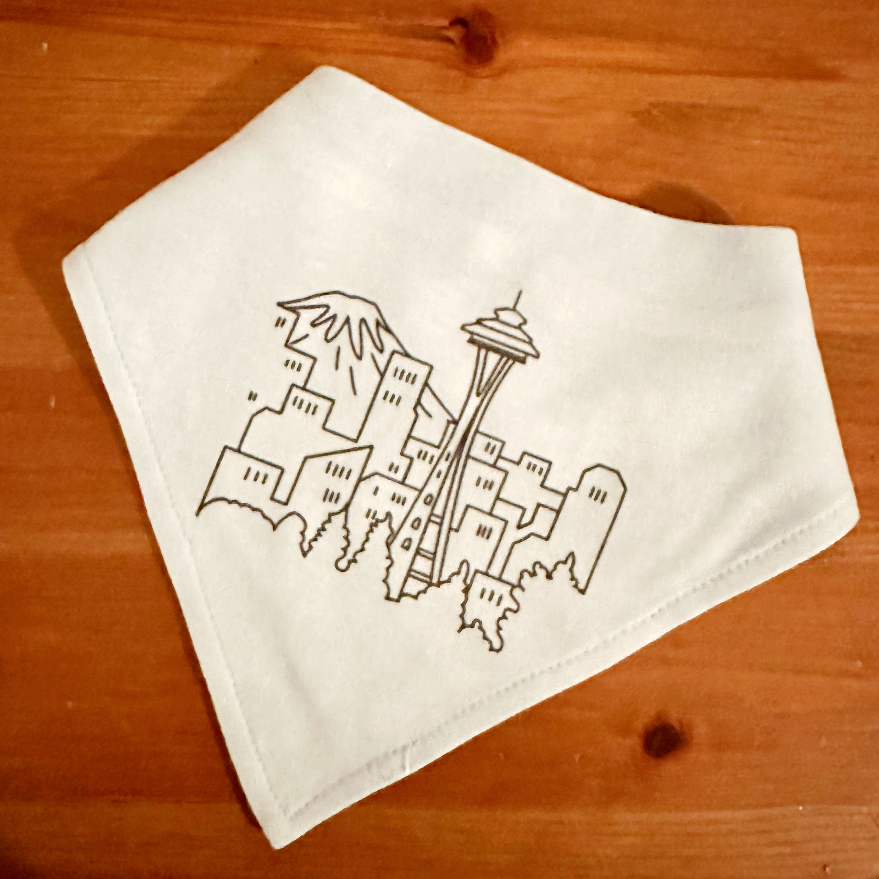 Keyport Handkerchief Bib - Seattle