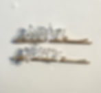 Thumbnail: Semi Precious Stone Hair Clip Set-XII