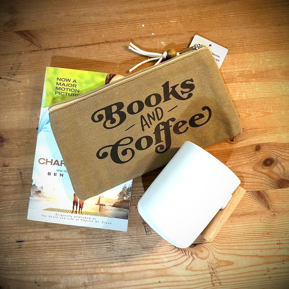 Thumbnail: Olympic Pouch - Books and Coffee