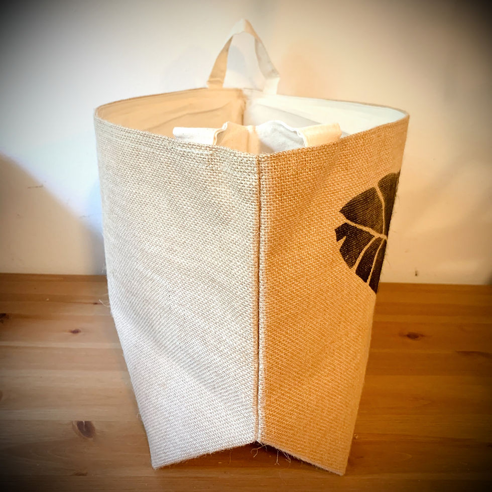 Thumbnail: Large Jute Garden Bag - Leaf