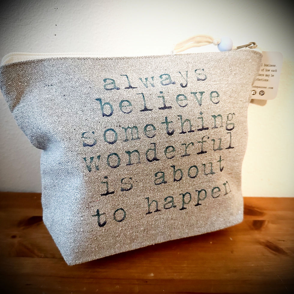 Thumbnail: Large Vashon Pouch - Always Believe
