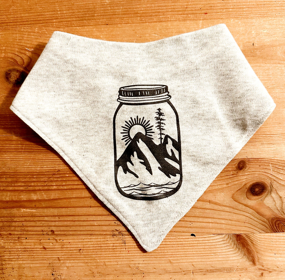Thumbnail: Keyport Handkerchief Bib - Mountain Jar
