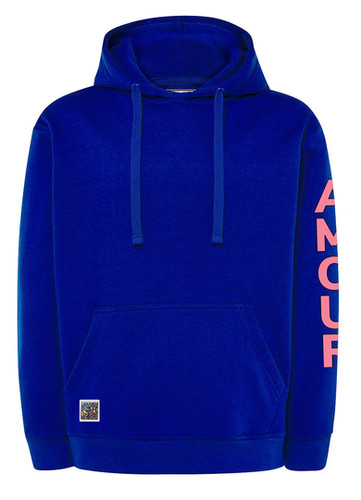 daily paper light blue captain moletom com capuz xs