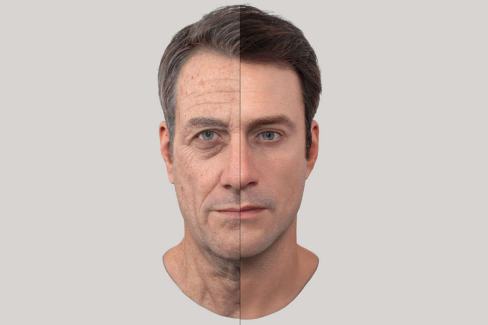 Digital human supporting an older adult in a healthcare setting