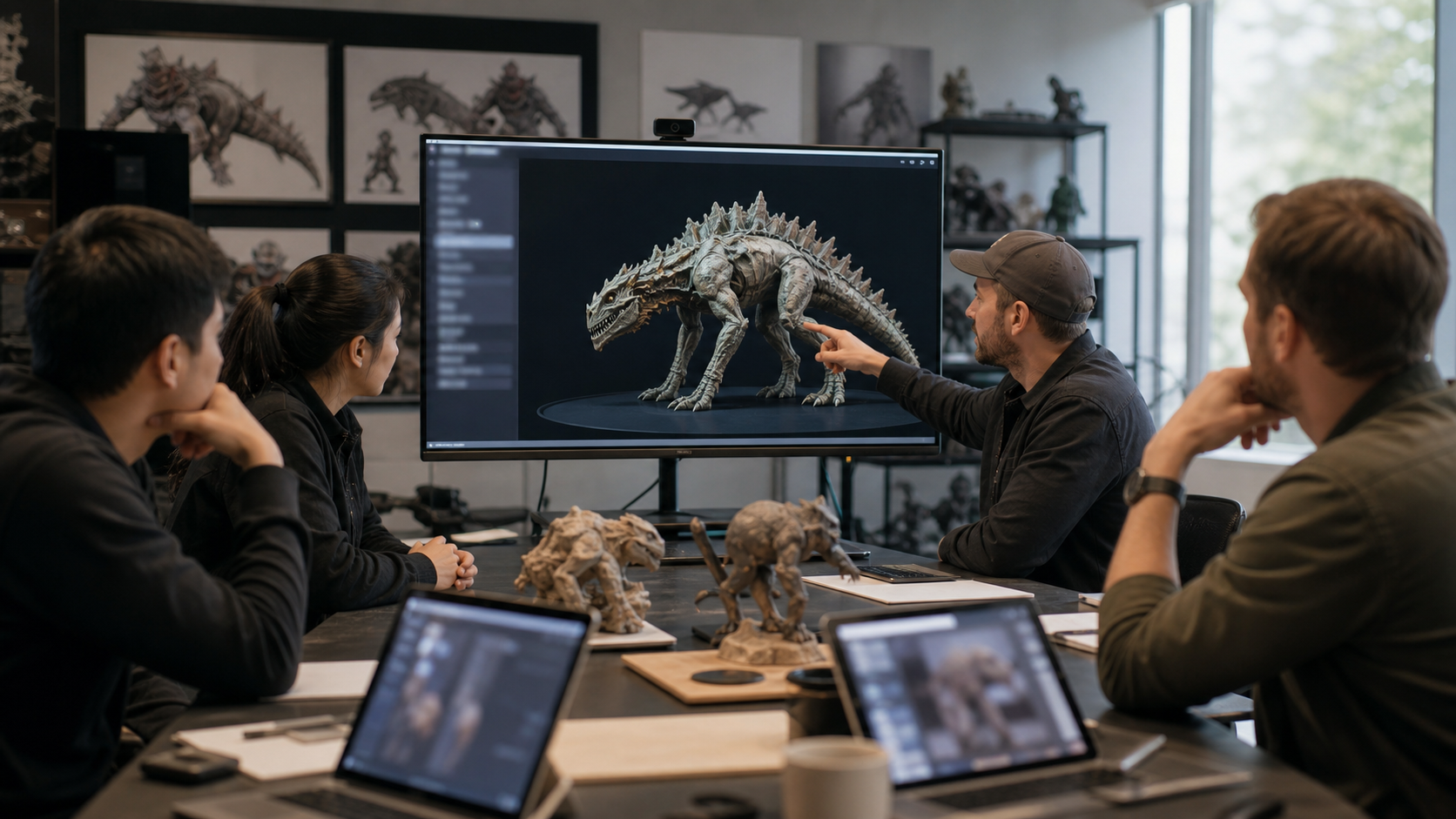 Final creature asset acceptance review before production handoff