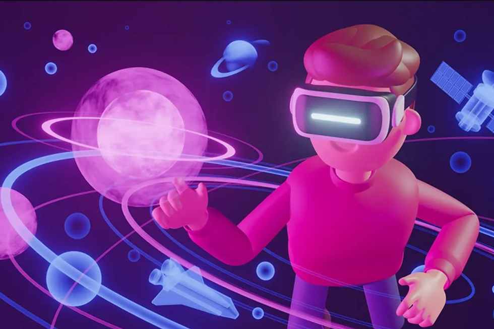 Virtual world NFT experience for planning post mint utility