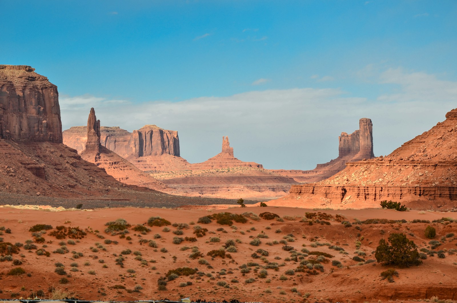Arid desert habitat used as environmental reference for alien creature ecology