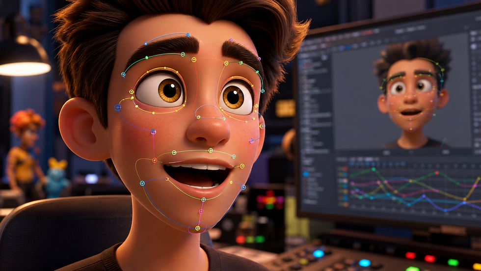 Custom 3D cartoon character production from concept to finished performance