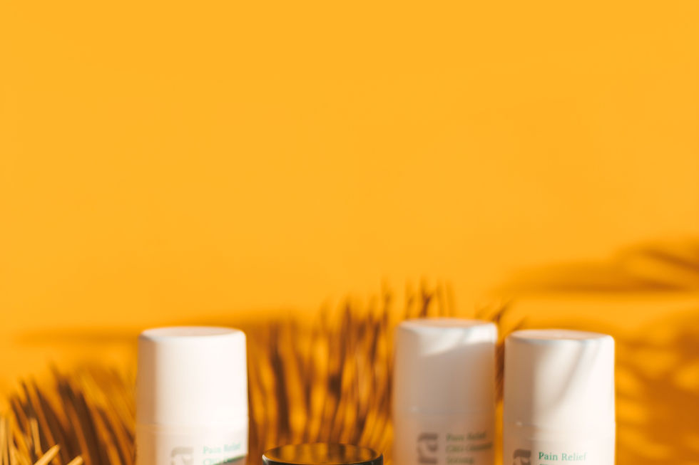 Skincare products arranged for a polished commercial product video