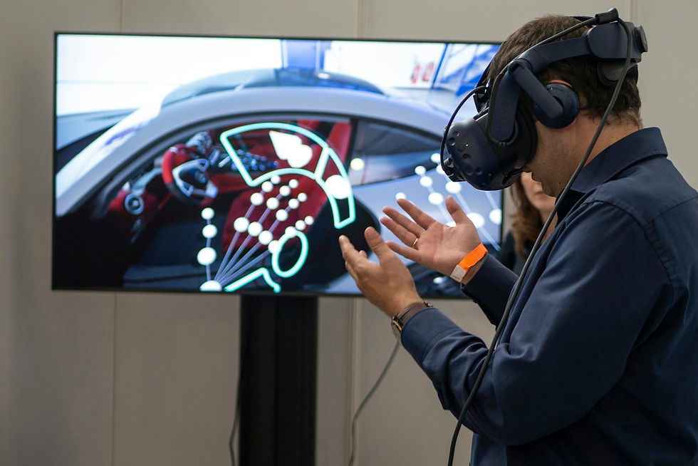 Healthcare team evaluating technology for a focused virtual reality pilot