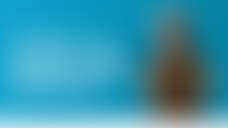 An elderly man with gray hair in a vest stands smiling on a blue background. Text reads: "AI in Education: Personalized Tutor at Your Fingertips."