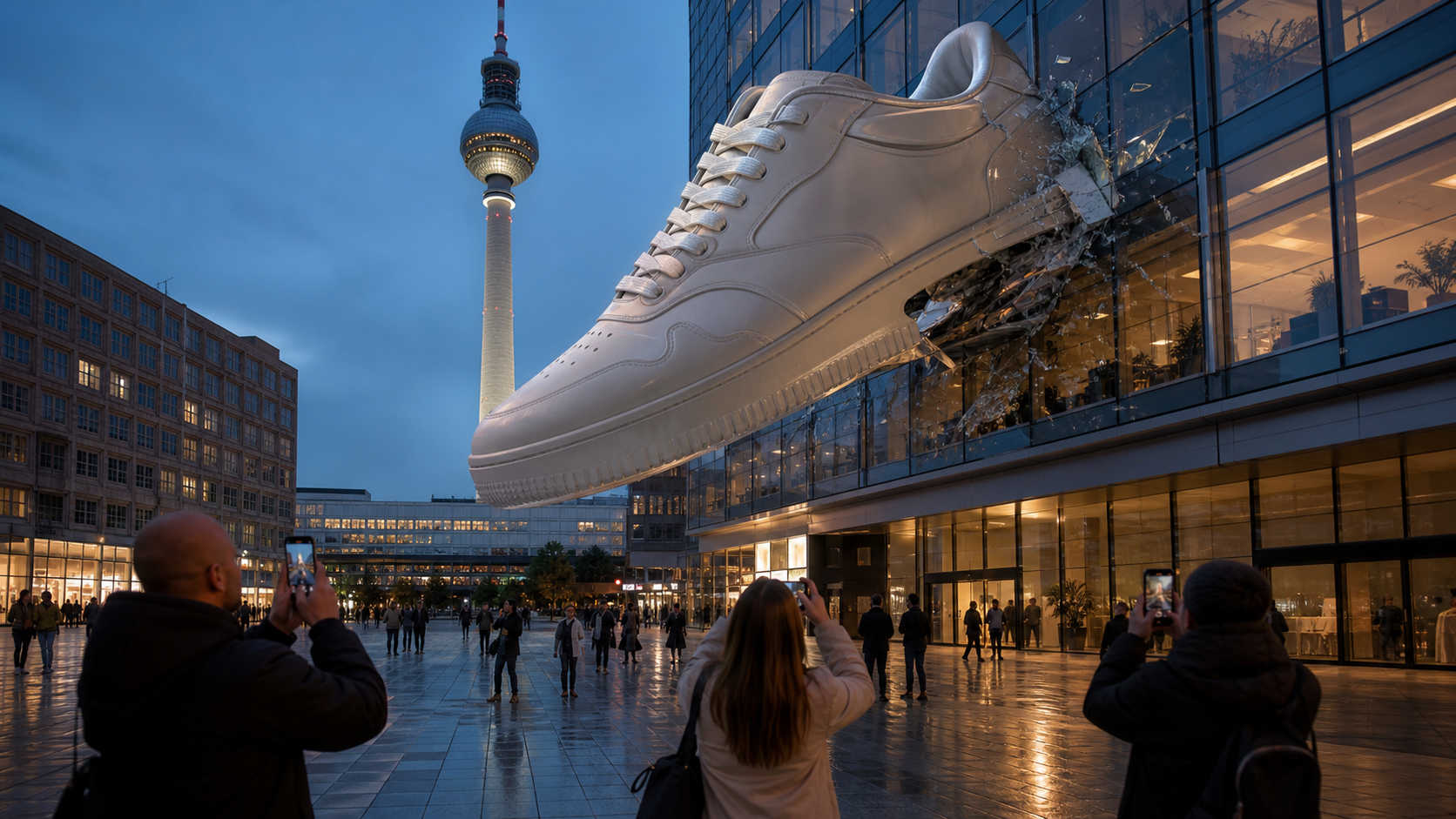 Immersive CGI campaign visual illustrating virtual reality advertising possibilities