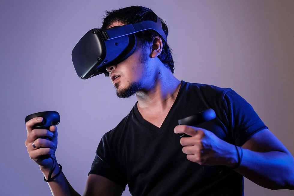 Mobile devices representing different augmented reality project types