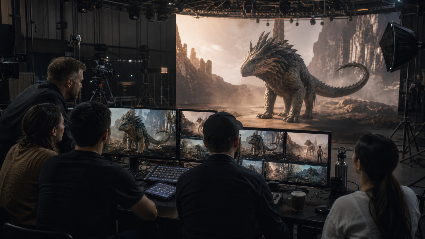 Fresh virtual production creature use-case review across games XR and VFX