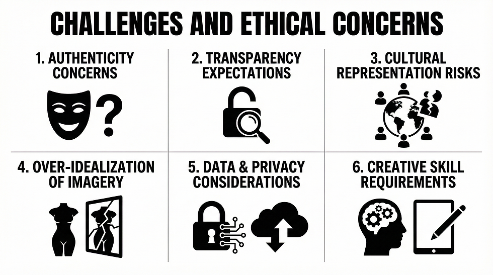 Challenges and Ethical Concerns of ai influencer