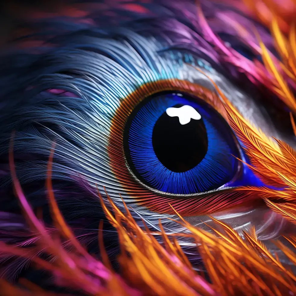 Close-up creature eye reference for modeling texturing and emotional design