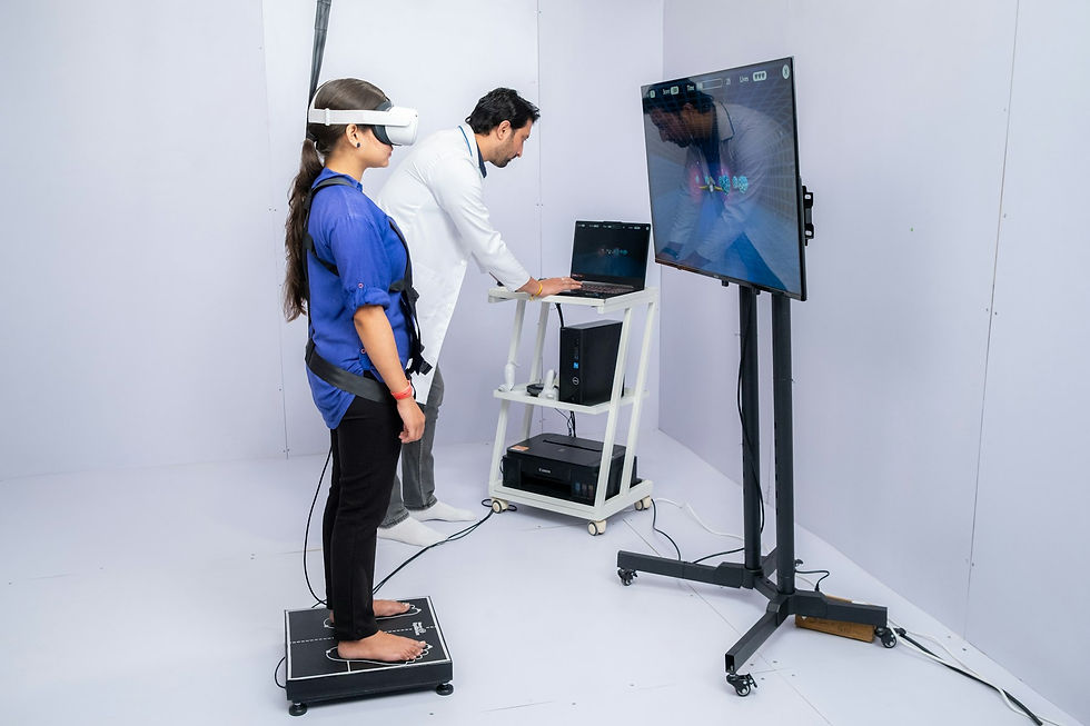Clinician monitoring a patient during technology-supported healthcare training