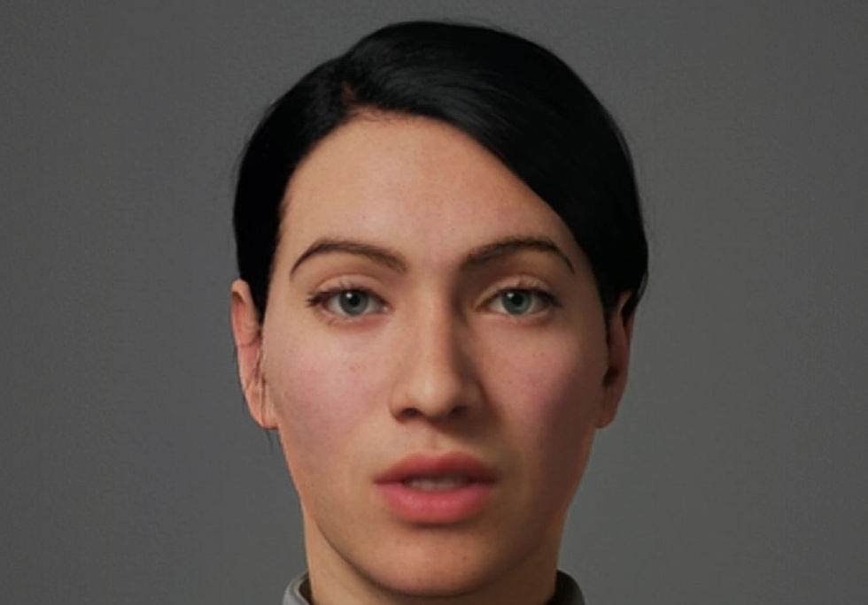 A character-led immersive scene illustrating purposeful virtual reality presence