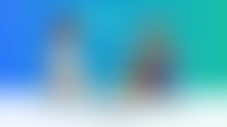 AI robot with laptop and woman talking, blue tech-themed background. Text: "CONVERSATIONAL AI VS CHATBOT. What’s the Difference?"