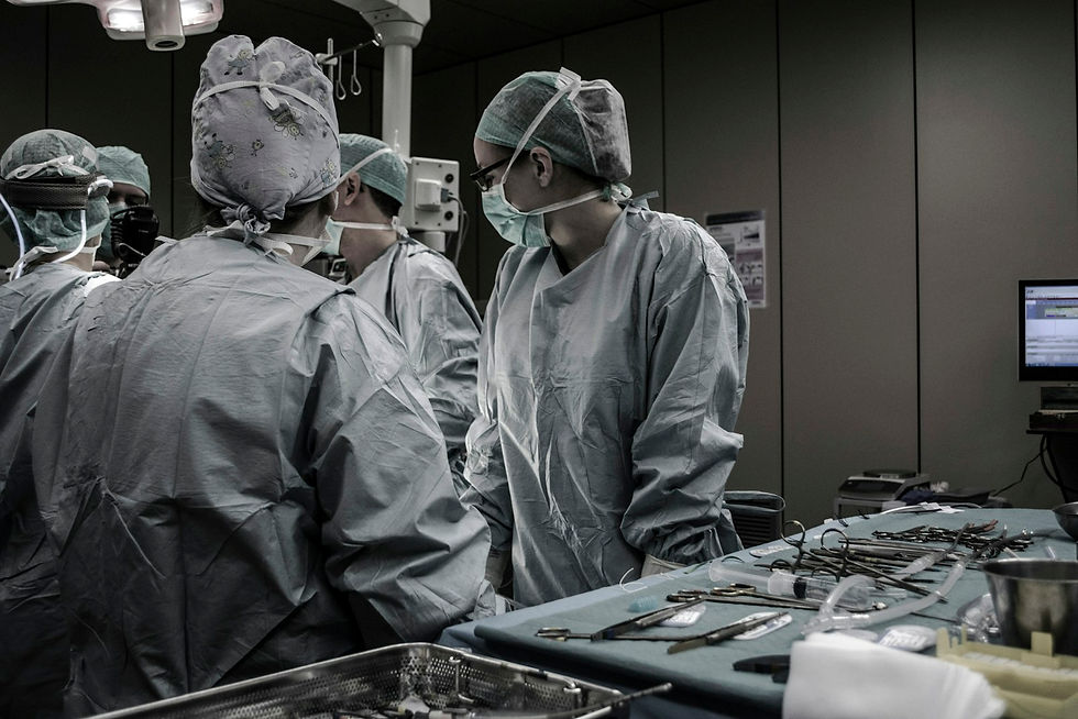 Healthcare professional preparing for a virtual reality healthcare implementation program
