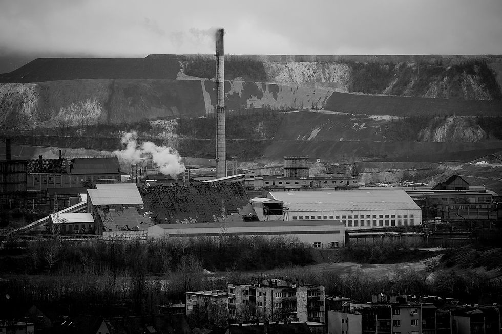 Kupferschmelze in Bor.