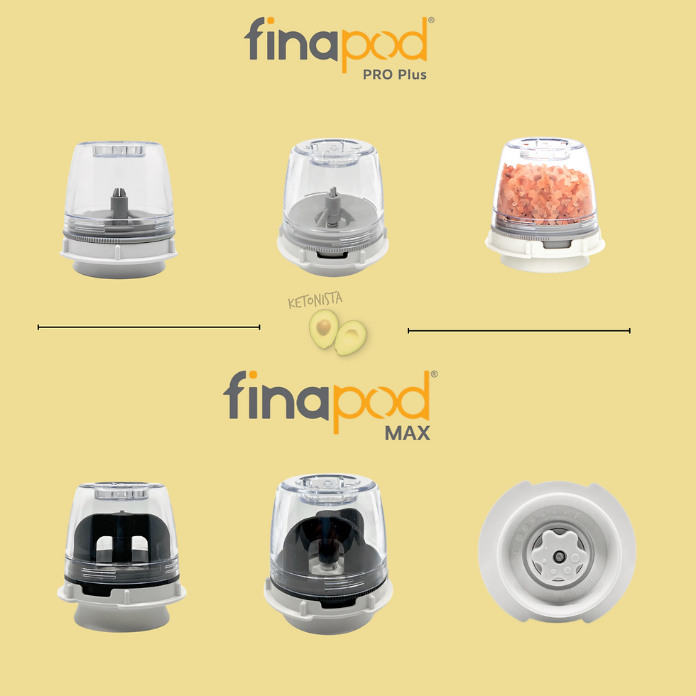 Thumbnail: Finapods โถบดเกลือ พริกไทย เครื่องเทศ ชีส อุปกรณ์เสริมเพื่อใช้กับ FinaMill
