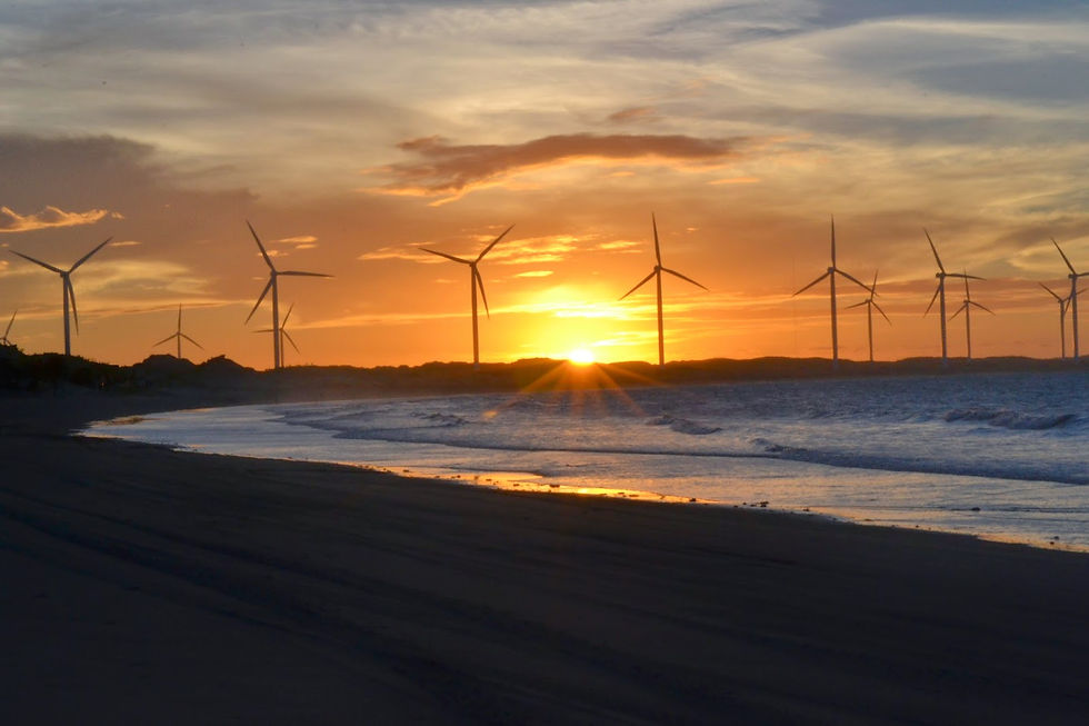 Pôr do sol na Praia de Icaraizinho de Amontada