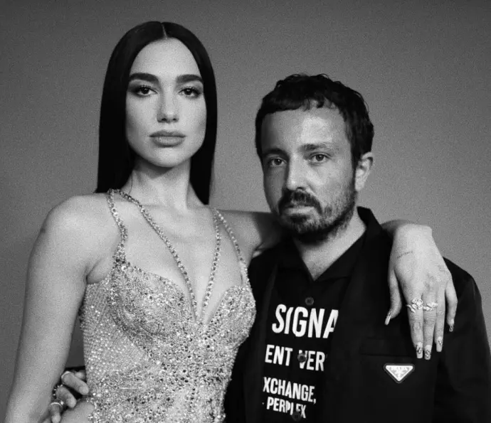 Lorenzo Posocco y Dua Lipa