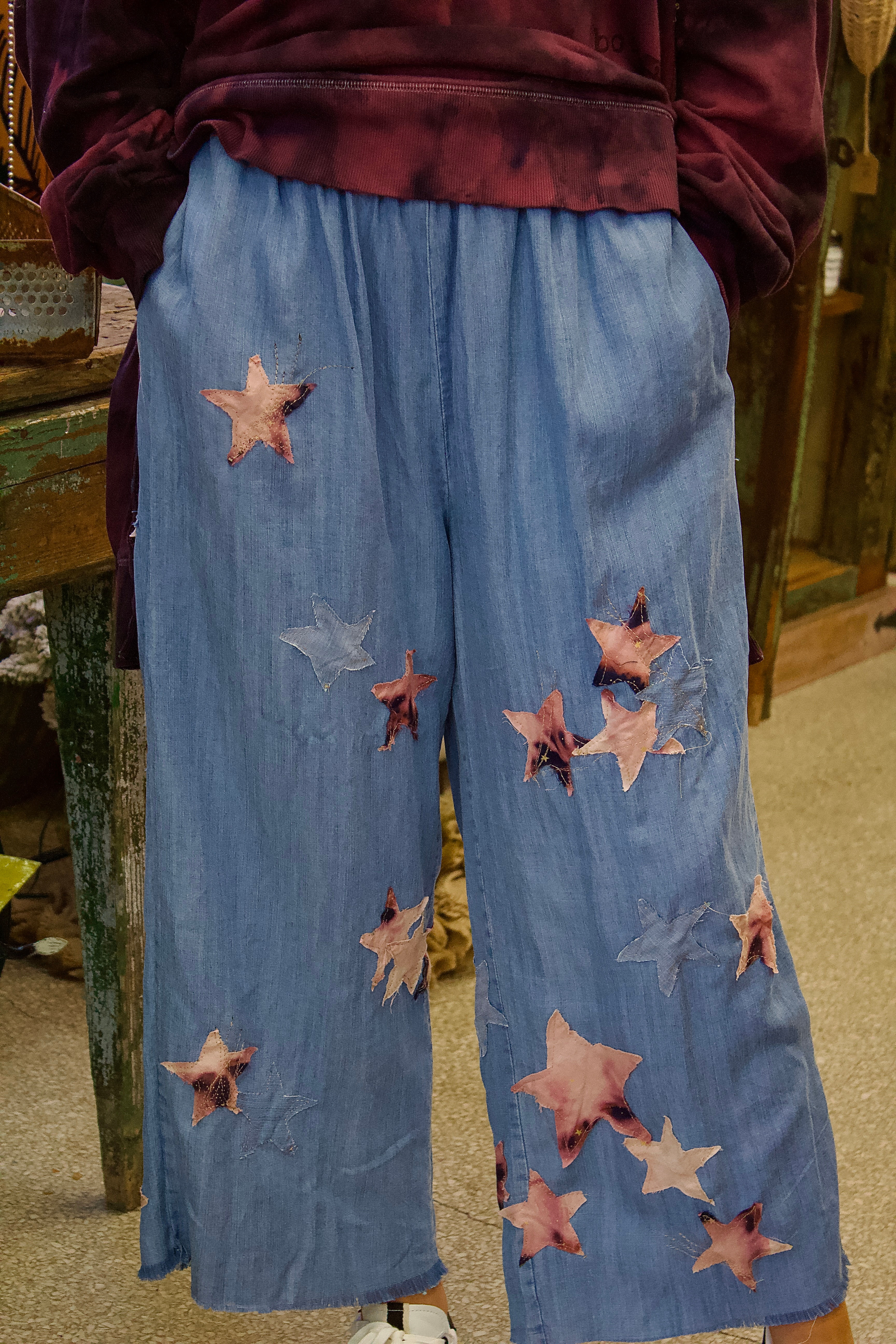 Trash Child Tinsel Star Pants