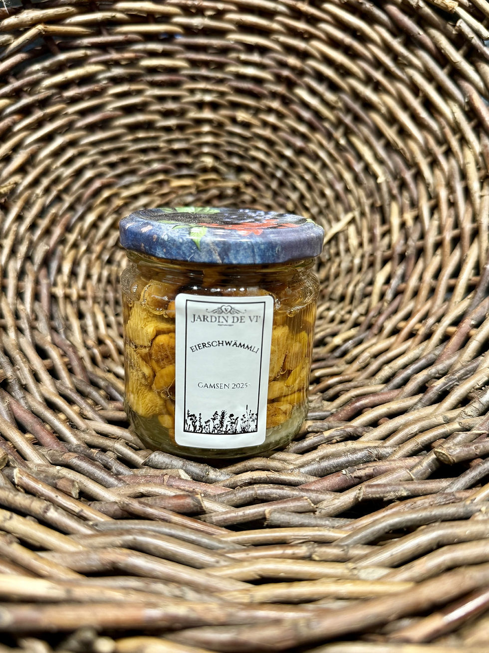 Eierschwämme in Essig